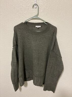 Women's Westbound Baggy Sweater Grey Green